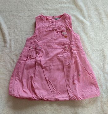 Robe mi-saison/hiver rose MINI POUCE, Taille 18 mois