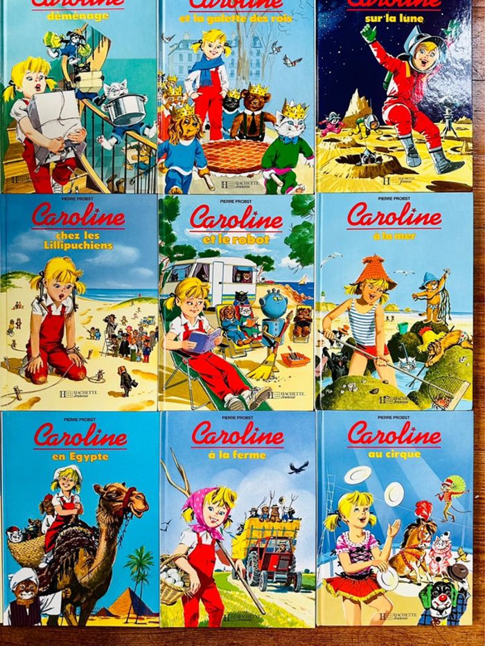 Lot de 16 livres Caroline très bon état Pierre Probst albums hachette anciens collection - photo numéro 3