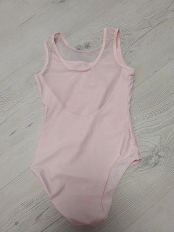 Justaucorps de danse rose pâle 10 ans bretelles larges