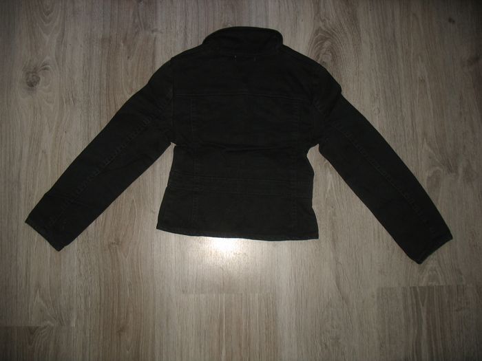 VESTE EN JEAN NOIRE FILLE "BAZAR CHRISTIAN" - 6 ANS - n°02 - photo numéro 5