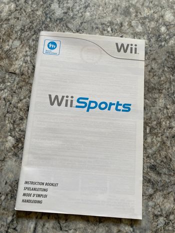 Notice Wii sports