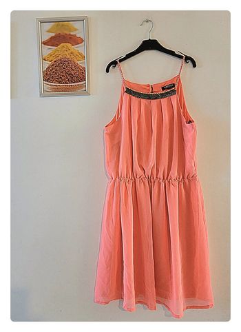 Robe saumon morgan taille 38