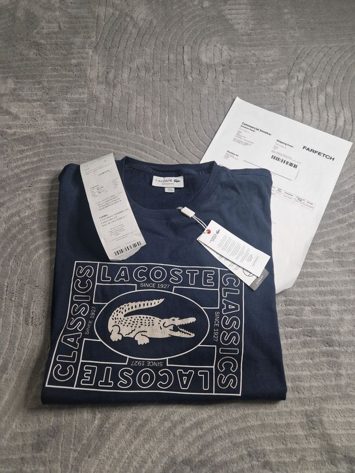 T-shirt Lacoste bleu marine