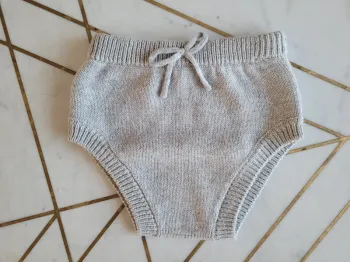 Culotte en maille Mango gris clair