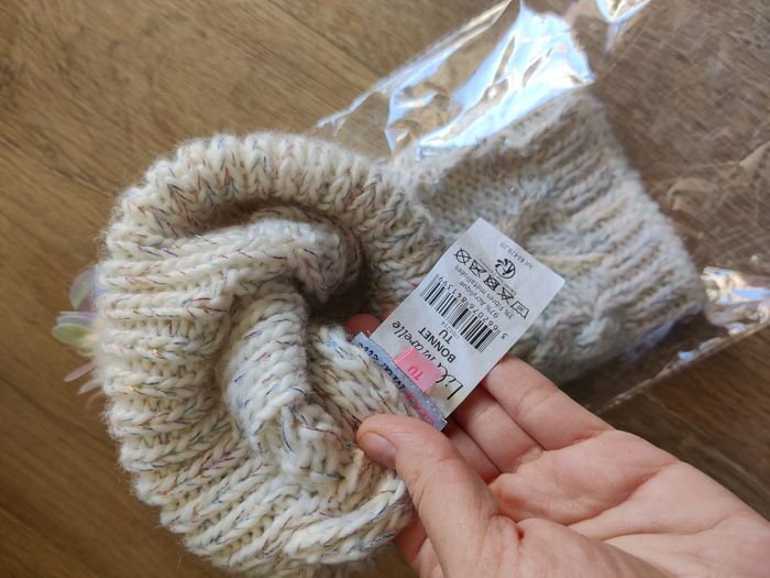 Bonnet à pompon et snood rose clair Lili marelle Taille unique - photo numéro 5