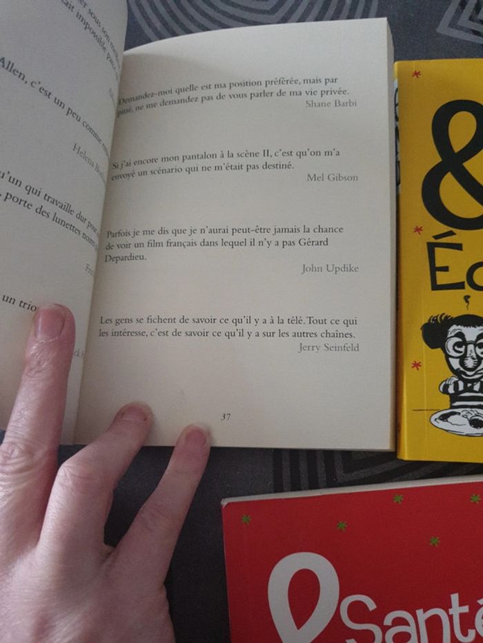 Lot de 3 livres "Boite citations humour" - photo numéro 7