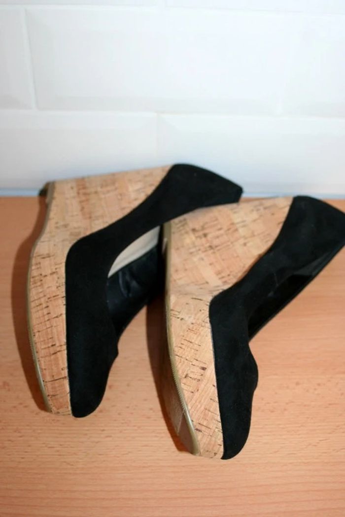 Compensées daim noir point.39 Forever 21 - photo numéro 4