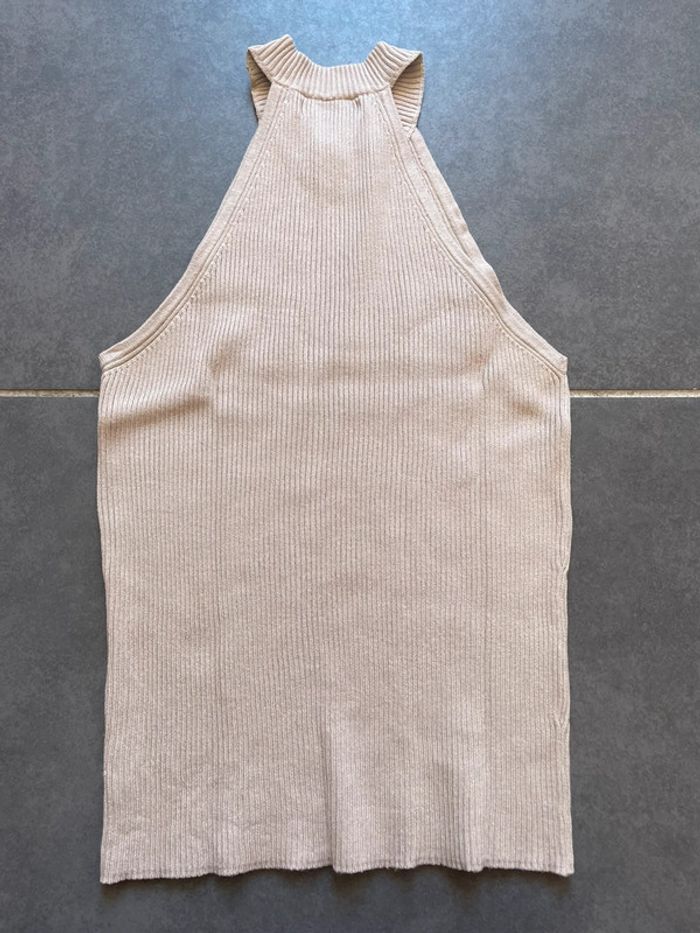 Débardeur beige MANGO - photo numéro 3