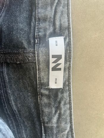 Jean élastique, gris foncé