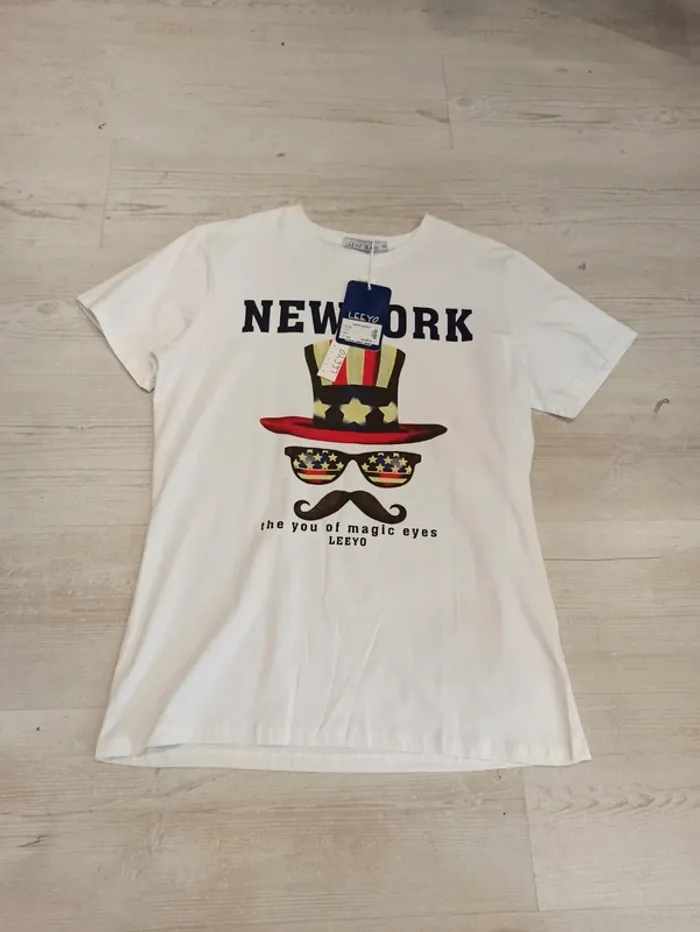 Tee shirt blanc homme