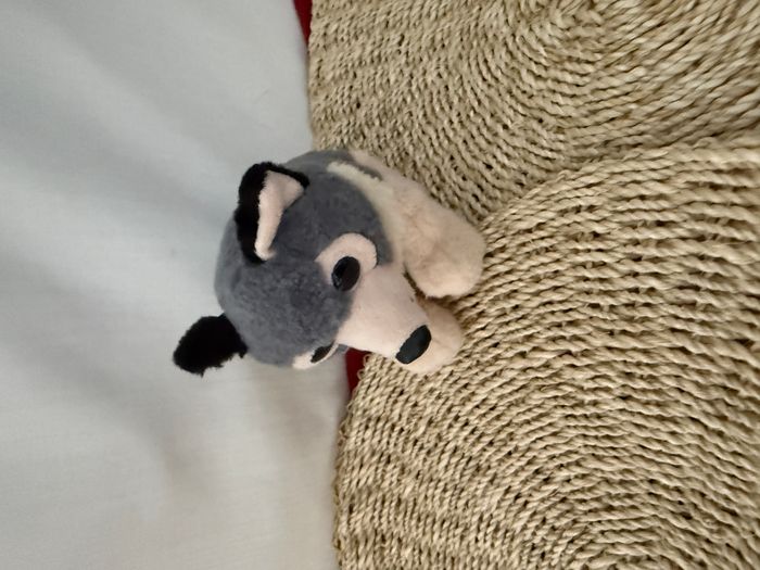 Peluche loup JUNGLE AVENUE gris beige - photo numéro 6
