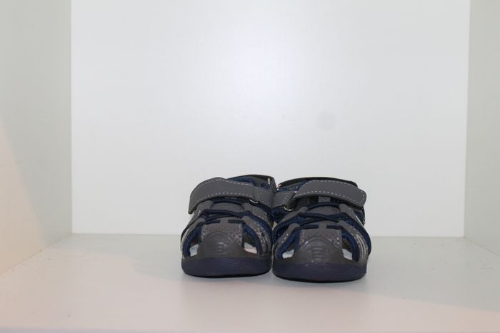 jolie sandales nus pieds grise et bleue 20 - photo numéro 2