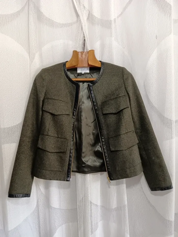 Claudie Pierlot "Veste courte en laine" t. 40 - photo numéro 6