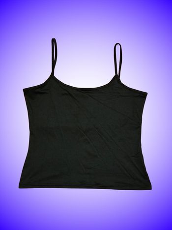 Débardeur Noir Basique – Bretelles Fines – Indispensable Toutes Saisons – Très Bon État