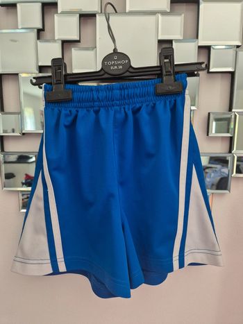 Short bleu 10 ans