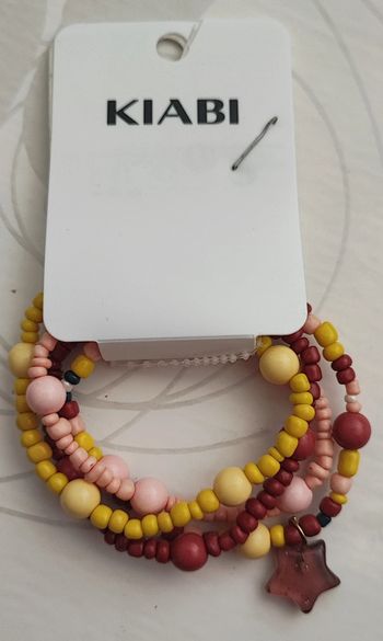 Lot de 4 bracelets perles