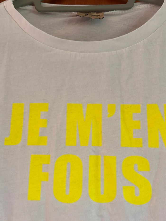 T-shirt crème Johanna Paris taille unique - photo numéro 2