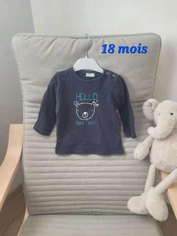 Tee shirt hello 18 mois
