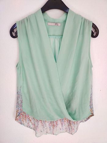 Blouse vert pâle