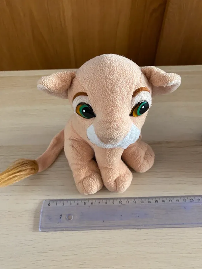 Peluches Disney roi lion King Simba Nala lionceau nez aimanté plush 1995 - photo numéro 7