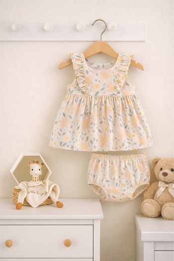 Ensemble robe bloomer du pareil au même taille 12 mois  Neuf  Avec bandeau   Prix non négociable              #bebefille6mois   #bebegarcon #naissance #naissancegarcon #nourrisson #maternité #sacfemme #grossesse #ensemblebebe #prixnegociable #prixlots #ch