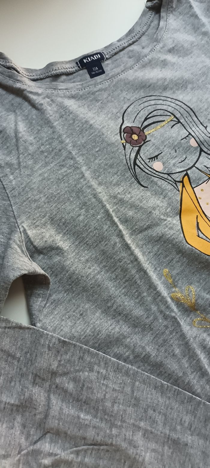 T-shirt gris 12 ans - photo numéro 3