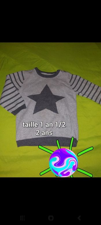 Pull mixte taille 1 an et demi / 2 ans