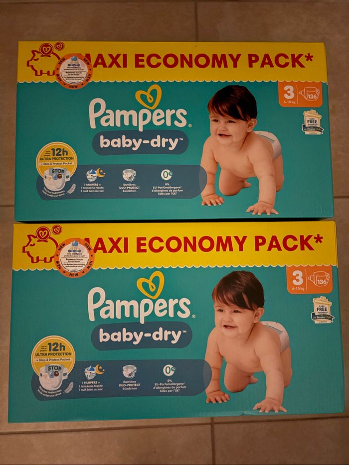 Couches Pampers Taille 3 Neuf
