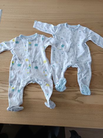 Lot de 2 pyjamas légers Orchestra 6 mois