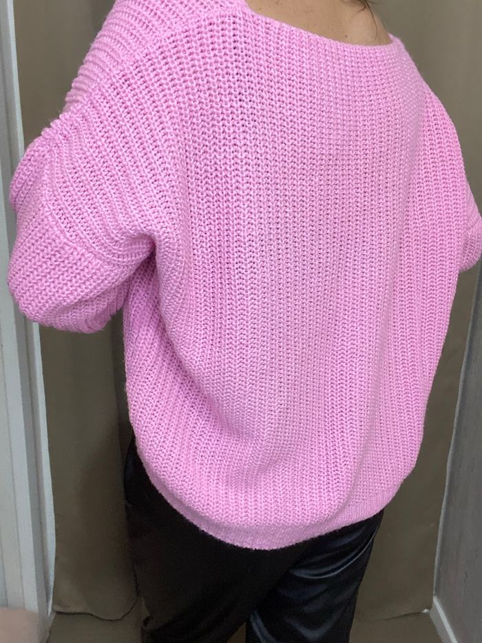 Super petit pull rose ajustable taille unique - photo numéro 3