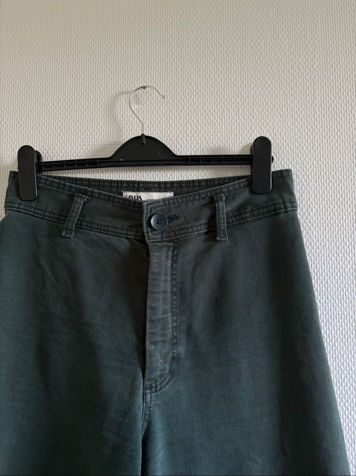 Jean Marine Straight Zara - vert - photo numéro 2