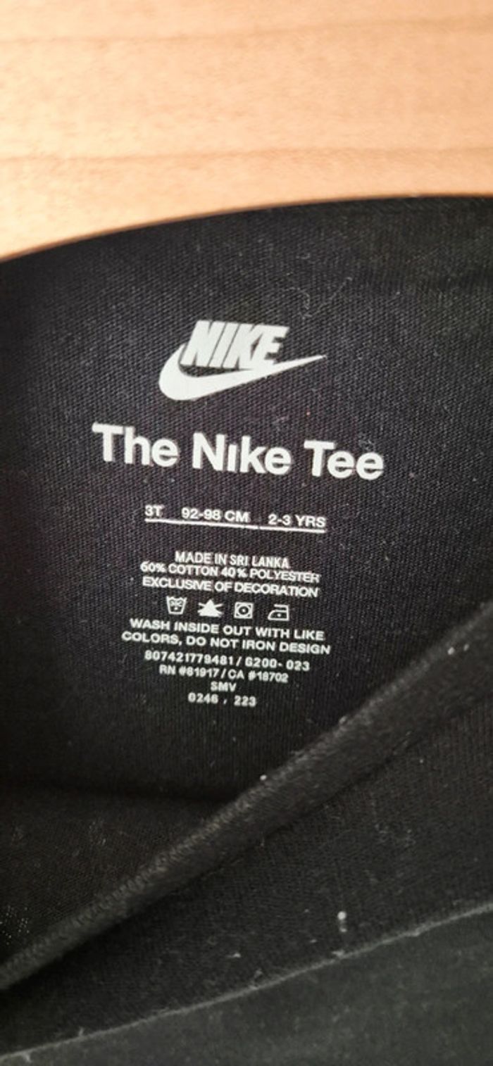 T-shirt Nike 3 ans Garçon - photo numéro 3