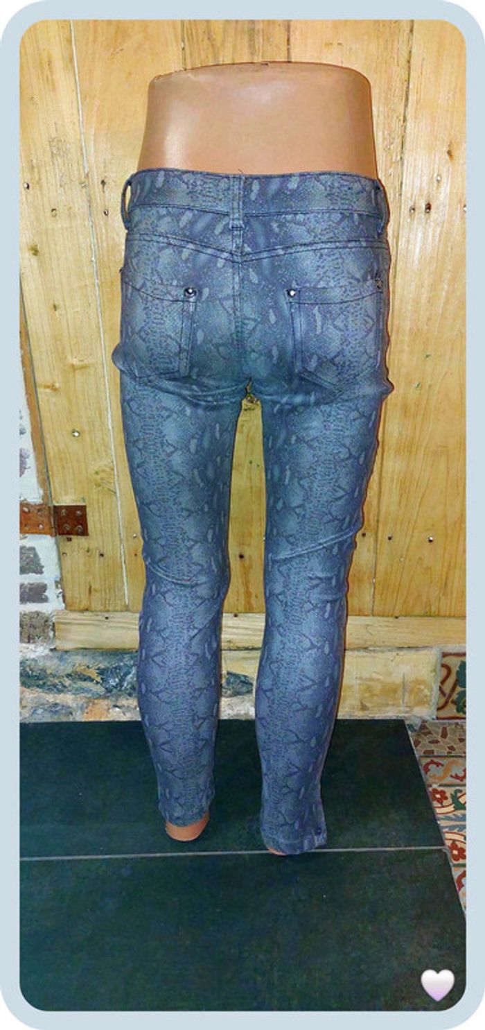 jeans taille 36 style peau de pêche - photo numéro 2