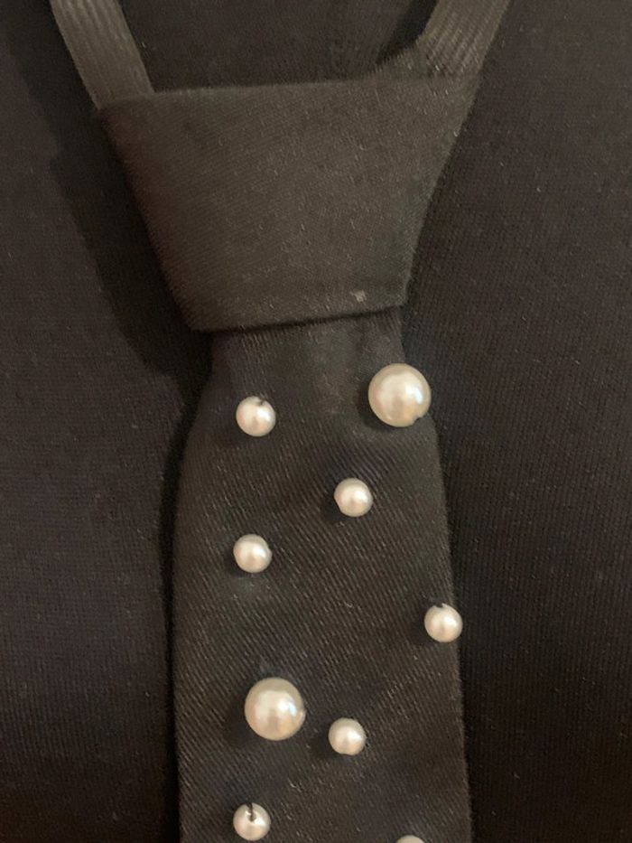 Cravate vintage en perles tu 🍭🍭 - photo numéro 2