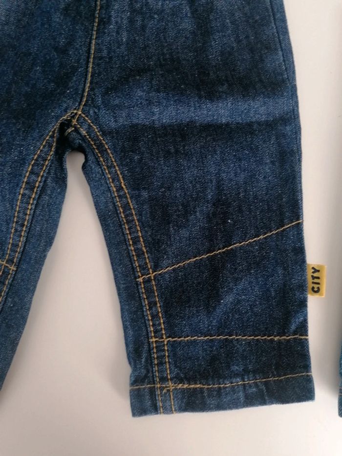 Lot 2 jeans garçon T 3 mois 👶 - photo numéro 4