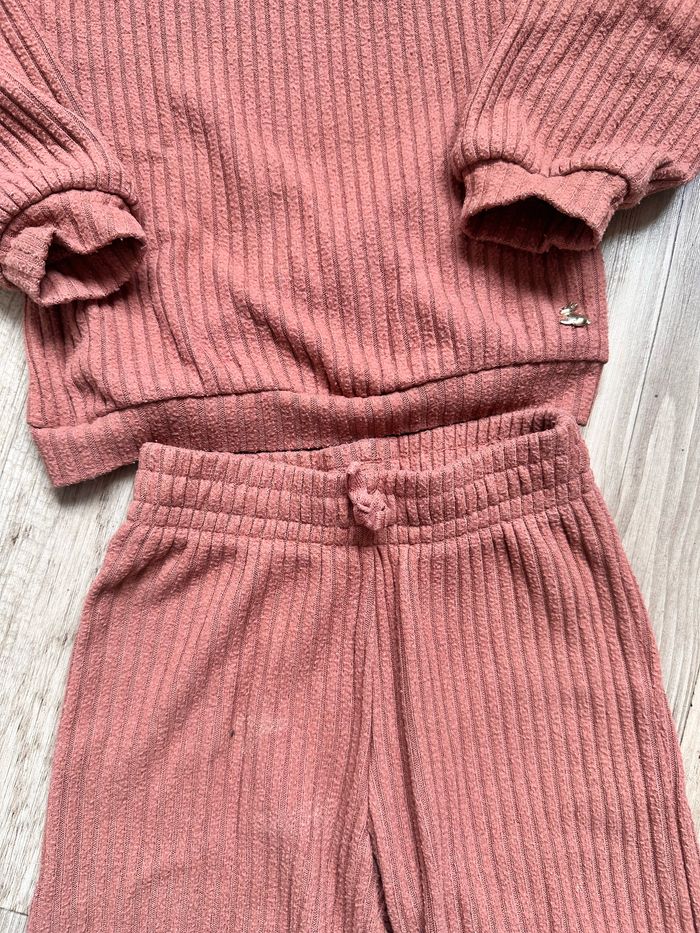 Ensemble pull et pantalon fille H&M 2/3 ans - photo numéro 2