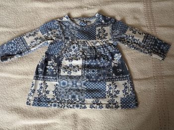 ROBE BLEUE - T.6 MOIS