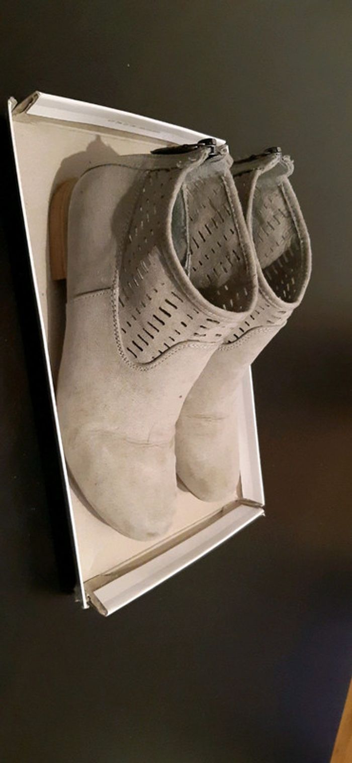 Chaussures grises femme - photo numéro 4