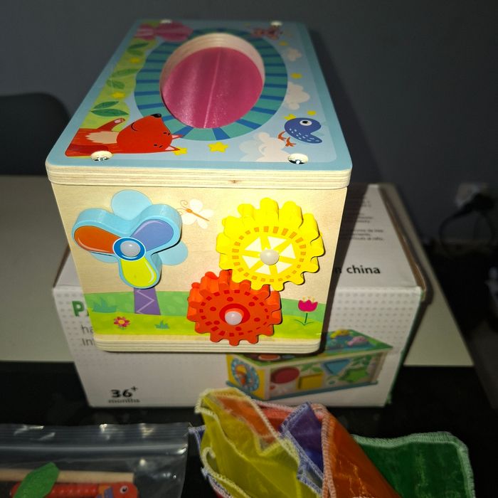 Jouet en bois 6en1 Montessori pour bébé - photo numéro 6