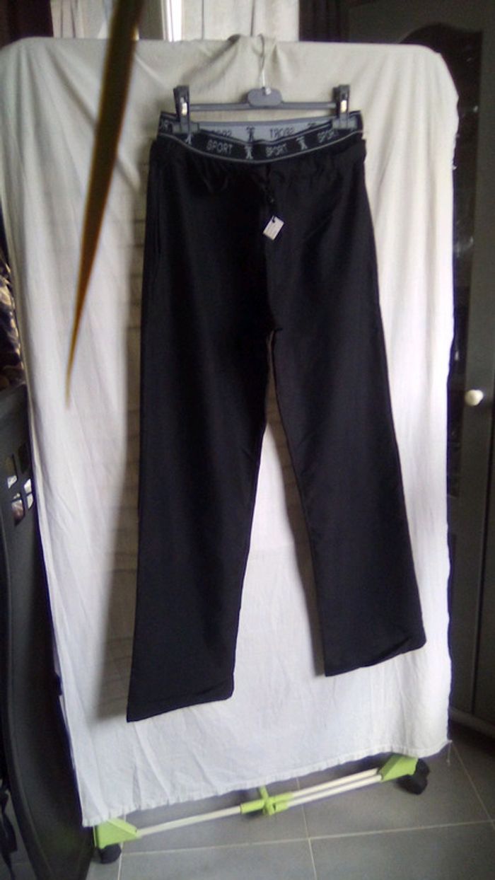 Pantalon large noir fin - photo numéro 3