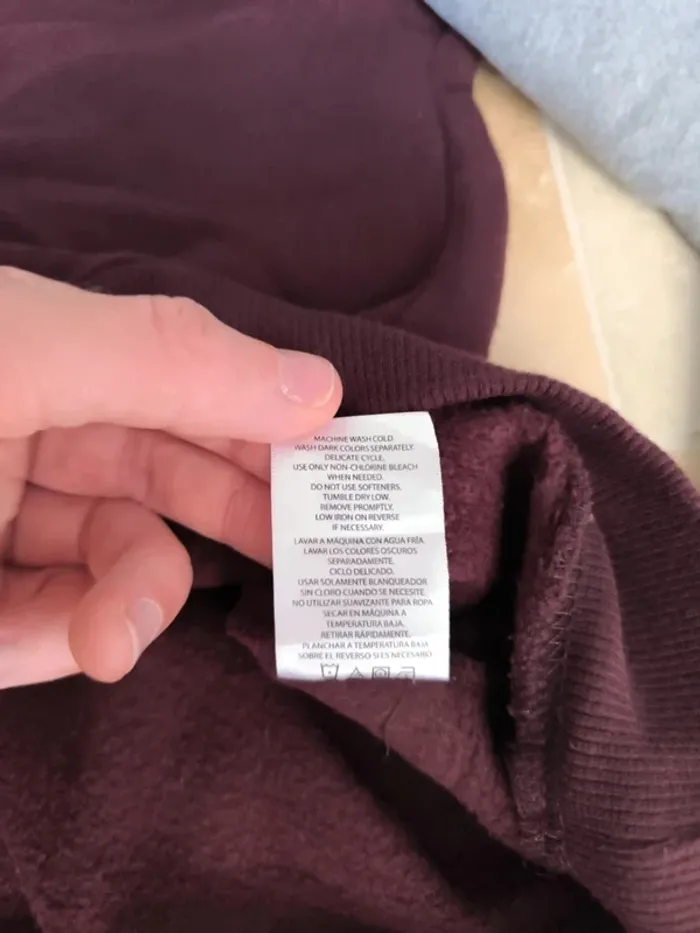 Sweat capuche bordeaux gris starter excellent état XL homme - photo numéro 10
