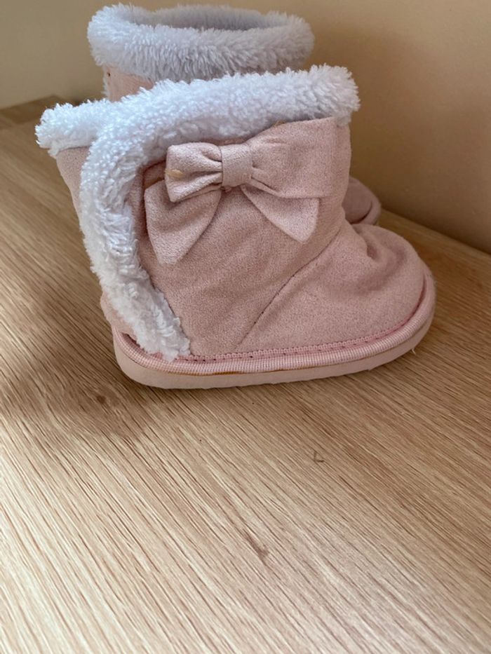 Mini boots rose fille bébé 21-22 - photo numéro 2