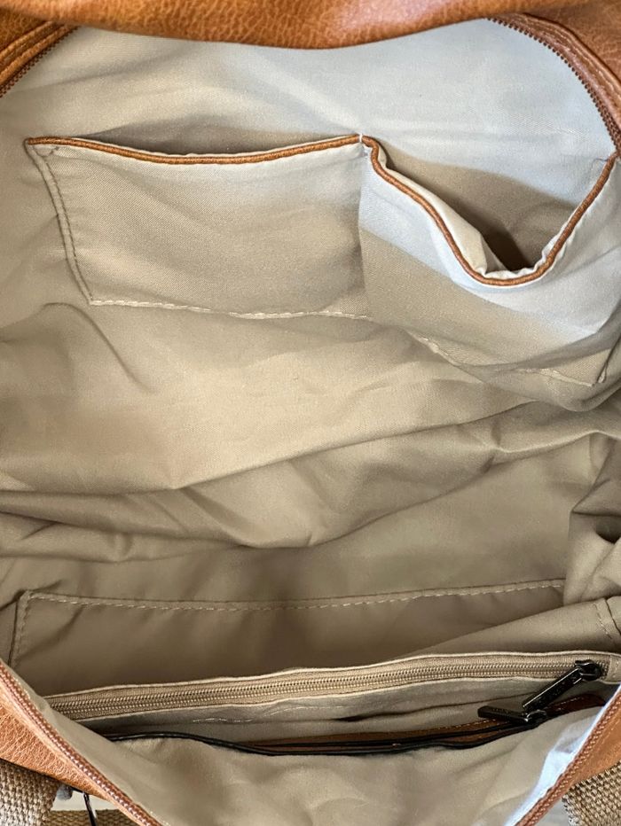 Sac de voyage spacieux camel - photo numéro 4