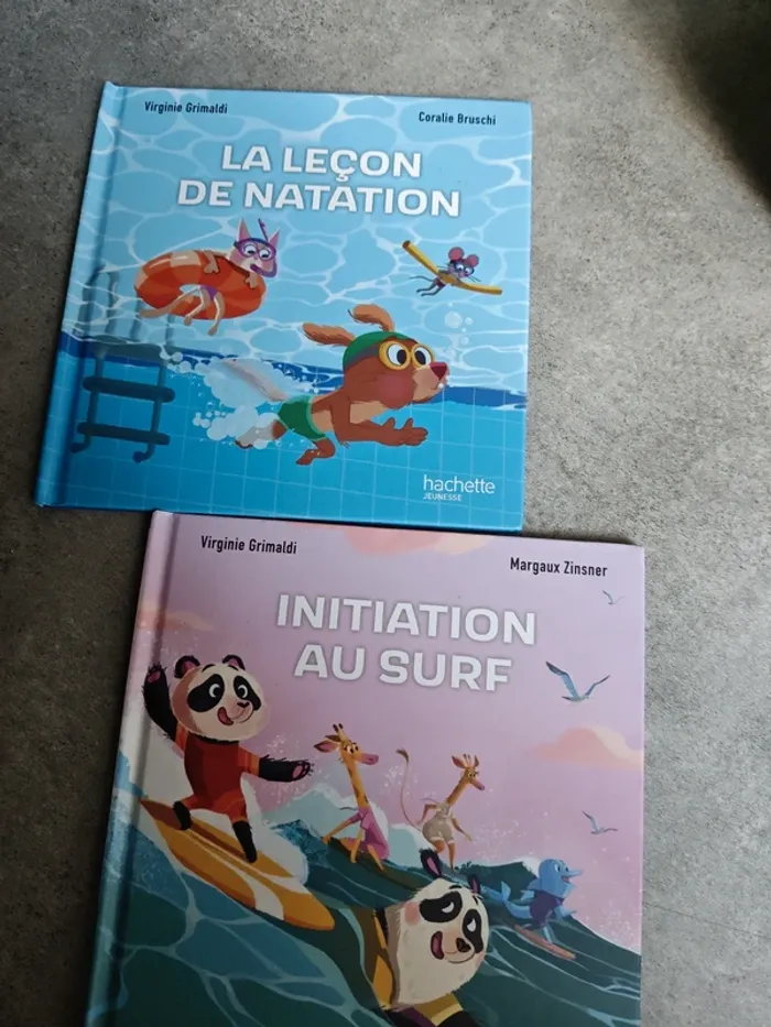 Lot de 2 livres esprit sportif virginie grimaldi