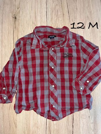 Chemise manches longues 12 mois Kiabi