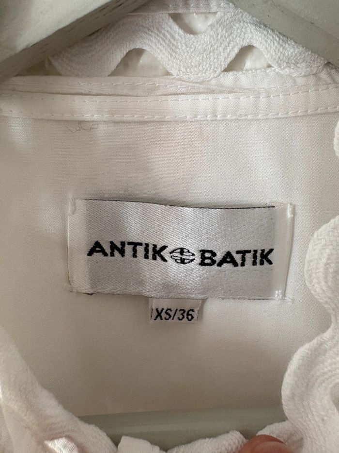 Blouse Antik Batik Malia blanche / taille XS - photo numéro 4