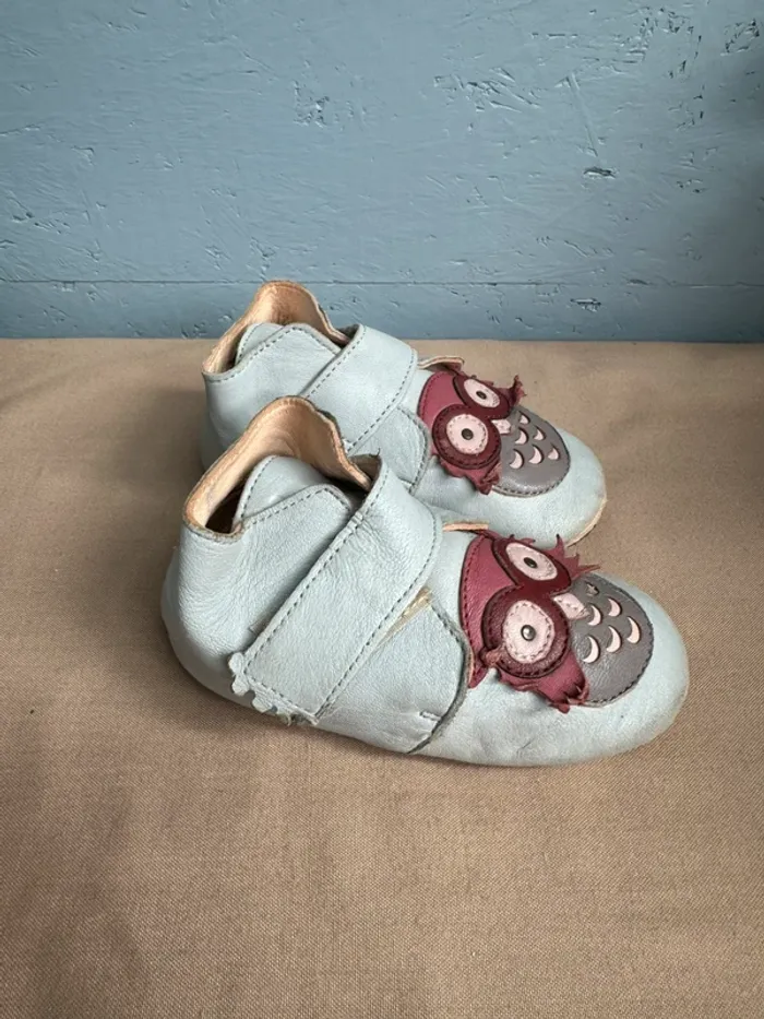 Chaussons gris EZPZ easy peasy hiboux 25 - photo numéro 8