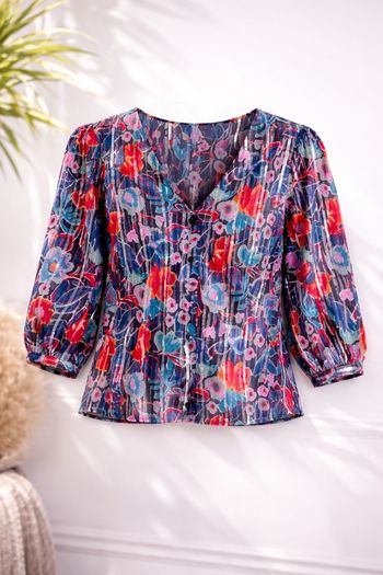 Blouse colorée 