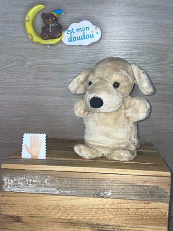 SYC04 doudou marionnette chien 🐶 au sycomore