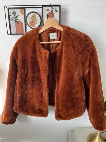 Veste imitation fourrure